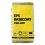 25kg bag of EWI Pro EPS Basecoat (EWI-220), a dual-purpose adhesive and basecoat specifically formulated for EPS systems. Available at EWI Store, this vapour-permeable and hydrophobic solution guarantees excellent adhesion and system durability.