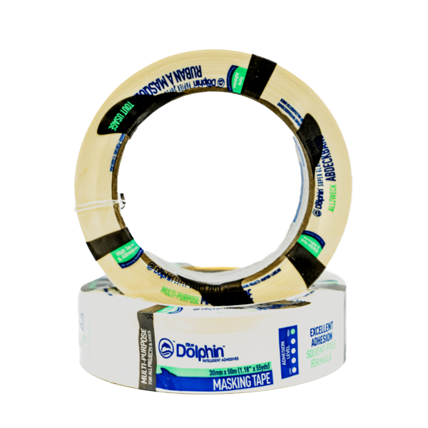 Blue Dolphin Blue Dolphin - Masking Tape 30mm x 50m Single Tape
