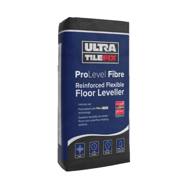 Ultra Tile ProLevel Fibre: Reinforced Flexible Floor Leveller - 20kg