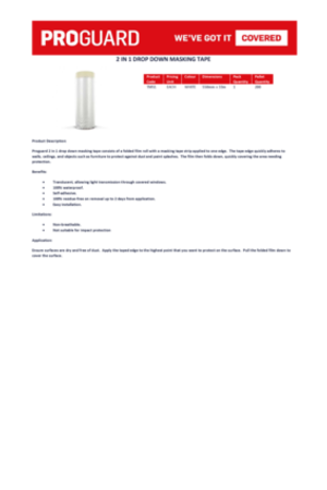 Proguard Drop Down Masking Tape Spec Sheet.pdf