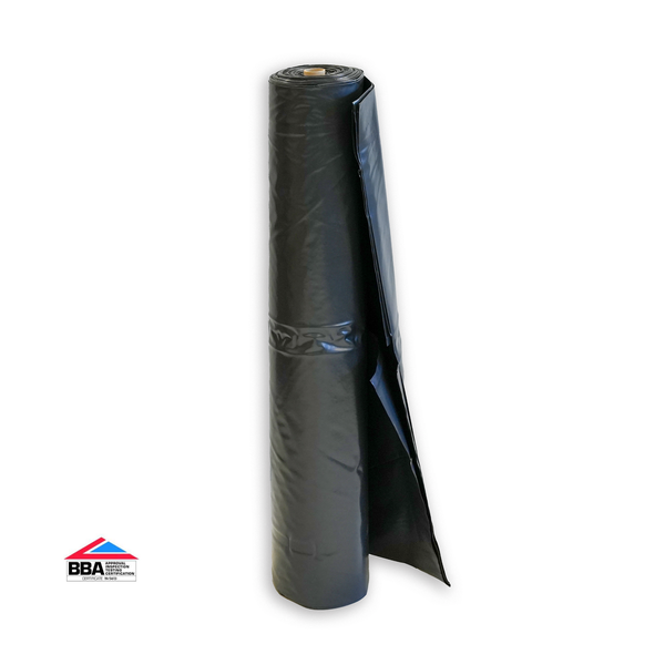 Black Damp Proof Membrane Roll - 4m x 25m 