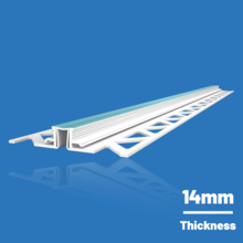 Likov White Render Expansion Bead - 2.5m 14mm Single Bead