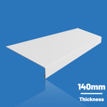 EWI Pro White Aluminium Oversill (2.5m)  140mm 140mm