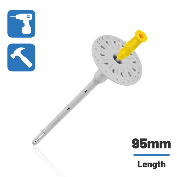 EWI Pro EWI Pro - Metal Screw Insulation Fixing - 8mm 95mm