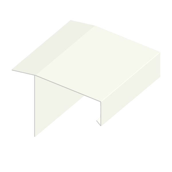 Roofline Closure System – Downstand with horizontal lip (Chase-in Profile) – 140mm  (2.5m)