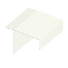Roofline Closure System – Downstand with horizontal lip (Chase-in Profile) – 140mm  (2.5m)